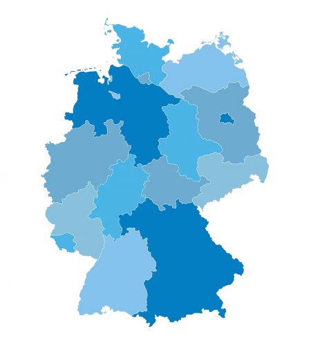 Privatlehrer in ganz Deutschland — Karte